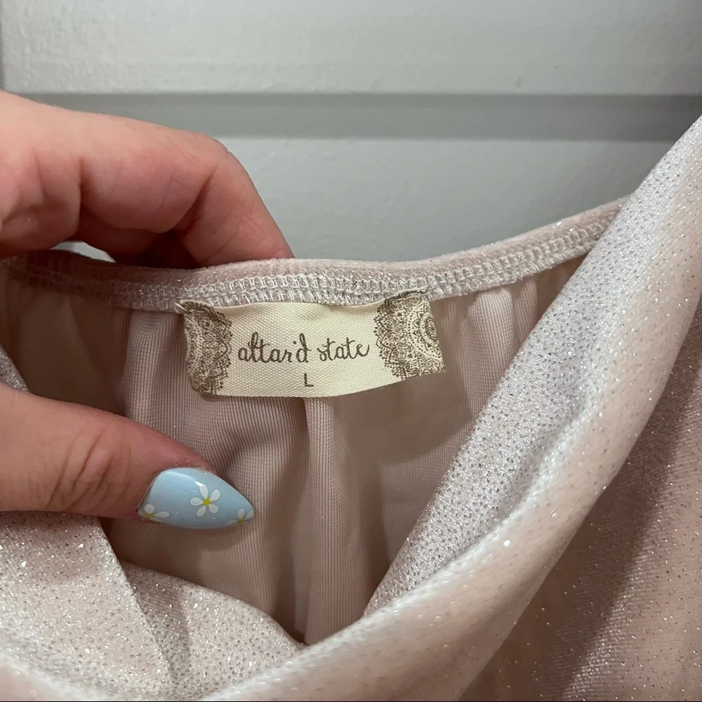 Altar’d State Samantha Dress CreamNWT - Picture 3 of 7